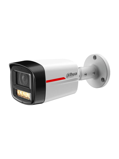 Dahua Cámara IP Bullet de 2MP / WizColor/WizSense/SMD Plus/Protección Perimetral/Detección de Movimiento Inteligente/Lente 2.8mm/ Luz Cálida 50m/ Micrófono/Ranura para Micro SD/ IP67