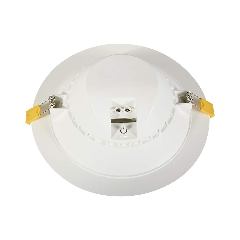 Construlita Lámpara LED Empotrar en Techo Luz Blanca Cálida, color Blanco RE1058BBCB