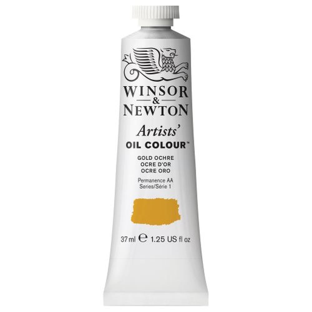 Winsor & Newton Artists' Oil Colour Pintura al Óleo Profesional, 37 ml - 37-ml Tube - Dorado (Gold Ochre)