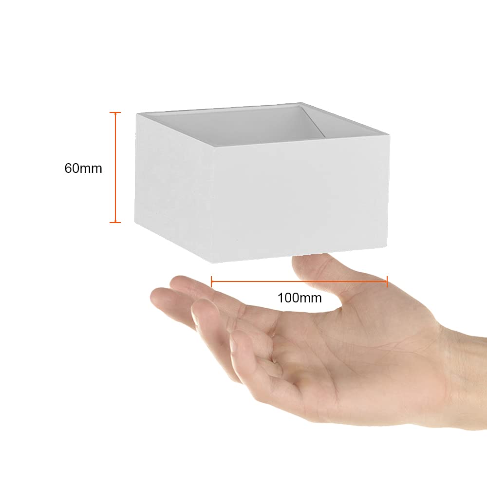 Tecnolite - Lámpara de Pared Arbotante LED 5.5 W, Luz Cálida Brillante, Sobreponer, No atenuable, Interiores