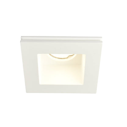 Tecnolite Lámpara de Acento Empotrada para Interior, Blanco, Base GX5.3 - Cuadrado