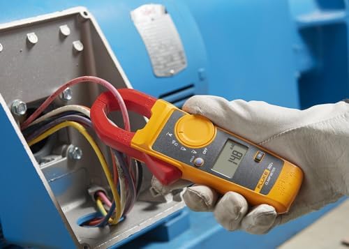 Fluke Multimetro de Gancho Pinza Amperimétrica 302+ Profesional 400 A CA Compacta Precisa Segura (Valor Medio)