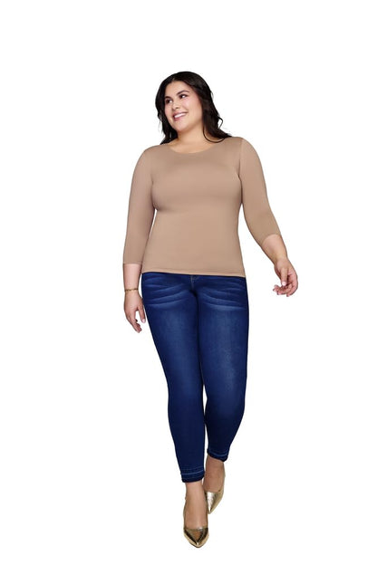 ILUSION - Blusa Pullover Manga Larga 4423 para Mujer