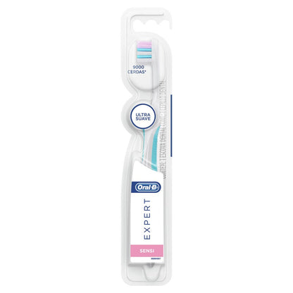 Oral-B Cepillo De Dientes Cerdas Extra Suaves Expert Sensi 1 Unidad + Oral-B Hilo Dental Pro-Salud Multibeneficios 50 m