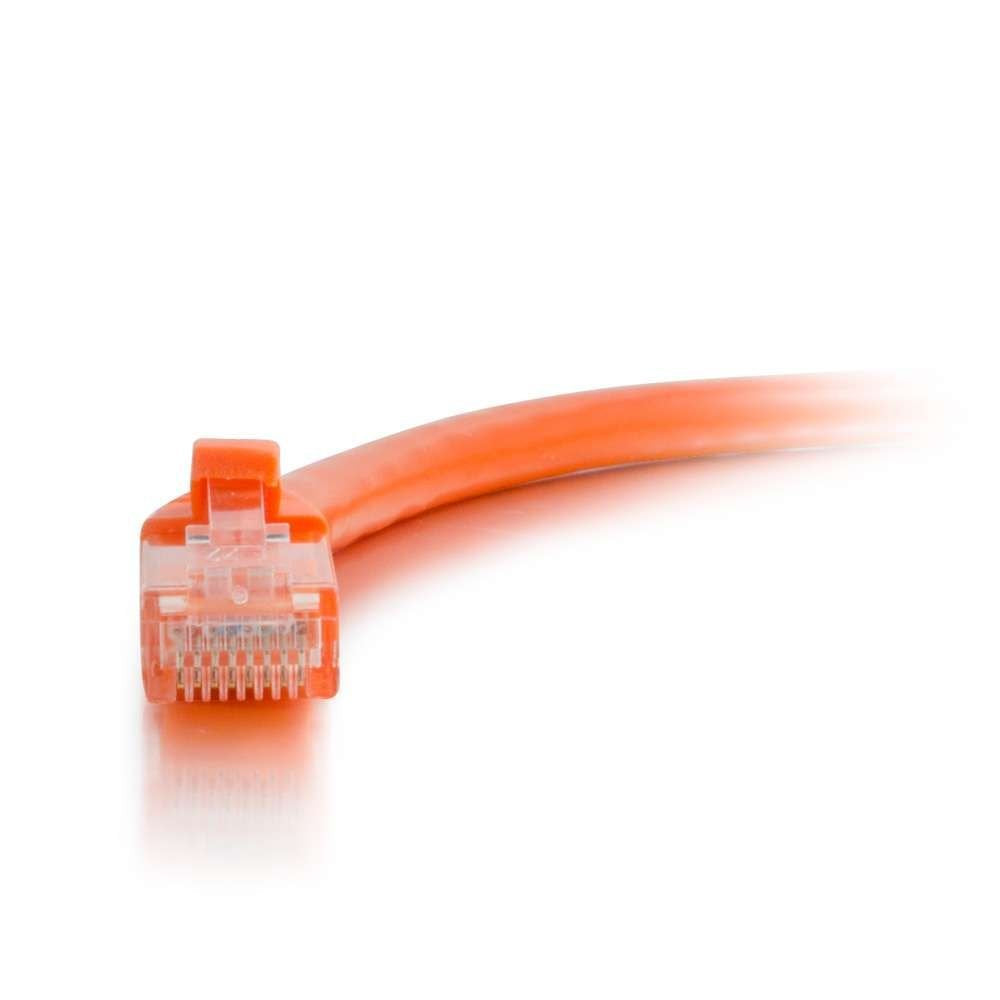 C2G Cat6 27811 - Cable Conexión de Red Ethernet sin Enganches, Naranja (Orange), 3 Feet/ 0.91 Meters