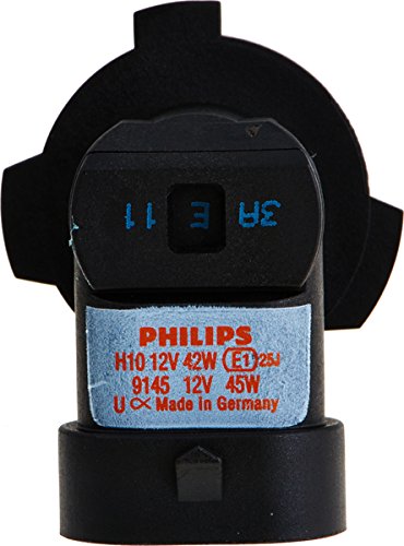 Philips Lámpara Halógena Anti Neblina Frontal Estándar de Repuesto 9145B1, Transparente