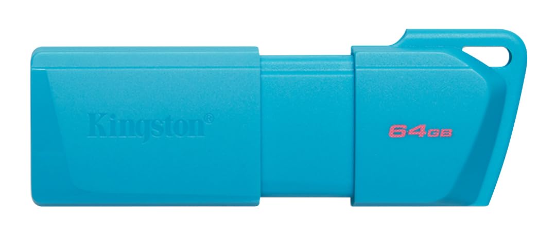 Kingston Memoria Flash 64GB USB 3.2 Gen 1 DTXM Turquesa (KC-U2L64-7LB)
