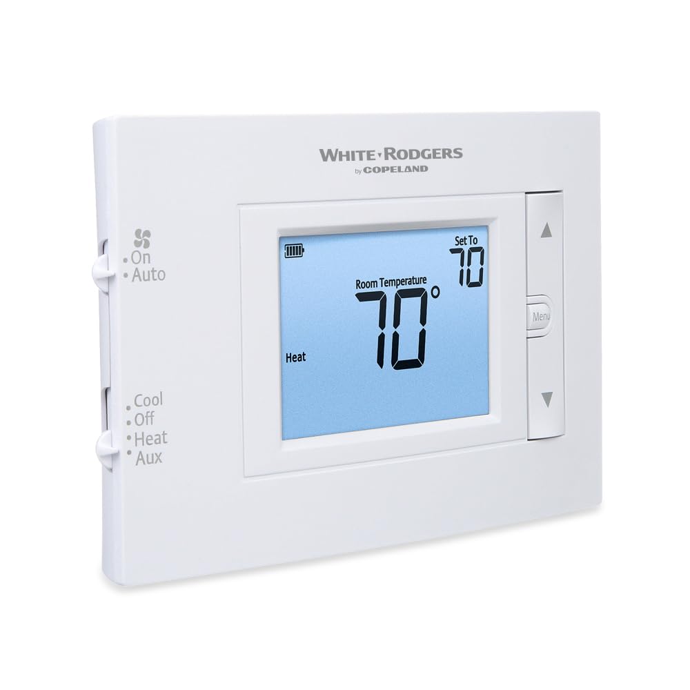 Emerson 1F83H-21NP Heat Pump (2H/1C) Non-Programmable Thermostat