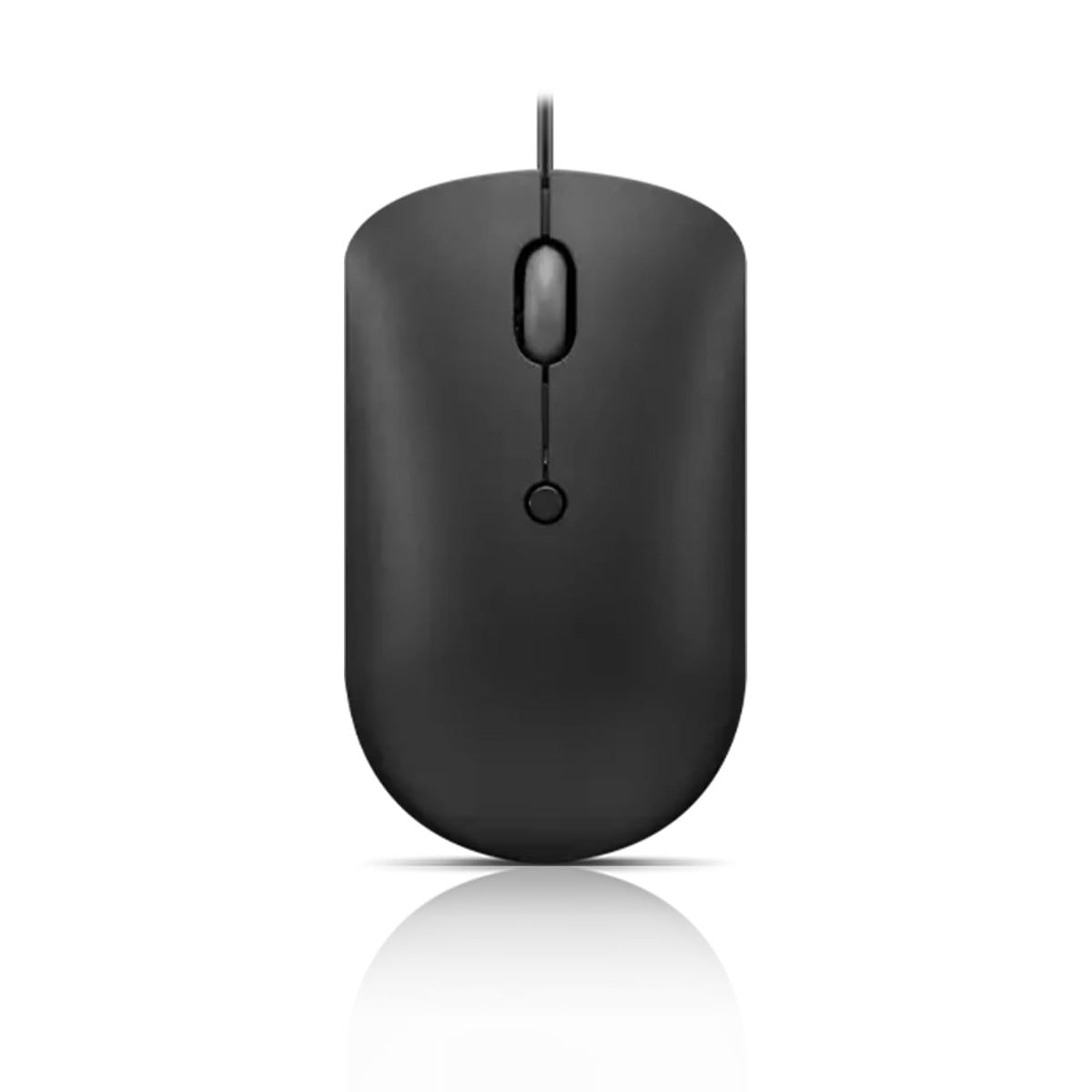 Lenovo 400 USB-C - Mouse con Cable Compacto - Mouse portátil Compatible con Bolsillo para portátil o Monitor de computadora Grande, Color Negro
