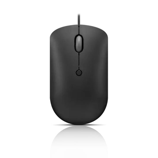 Lenovo 400 USB-C - Mouse con Cable Compacto - Mouse portátil Compatible con Bolsillo para portátil o Monitor de computadora Grande, Color Negro