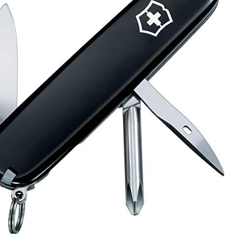 Victorinox Swiss Army - Multiherramienta, Navaja de Bolsillo | Multiherramienta duradera de acero inoxidable cuenta con un destornillador Phillips, escariador y punzón para manualidades y