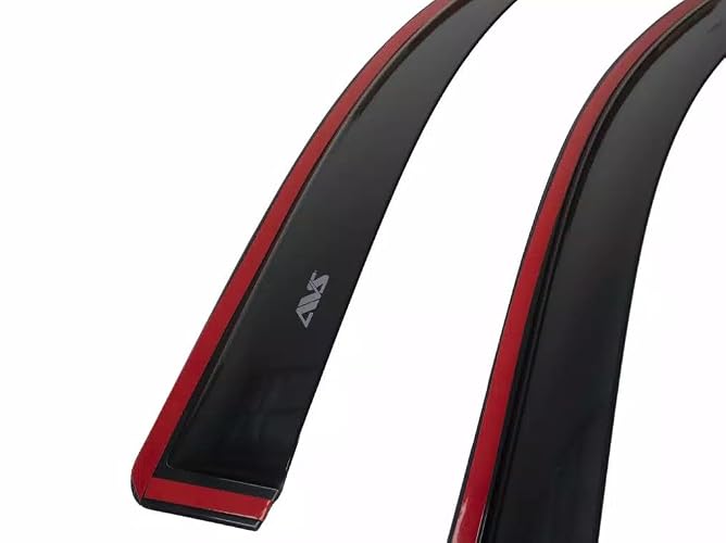 Auto Ventshade 194109 Protectores de Lluvia en Canal para Dodge Ram 1500 2009-2024 y Ram 2500 3500, 4 Piezas, Humo