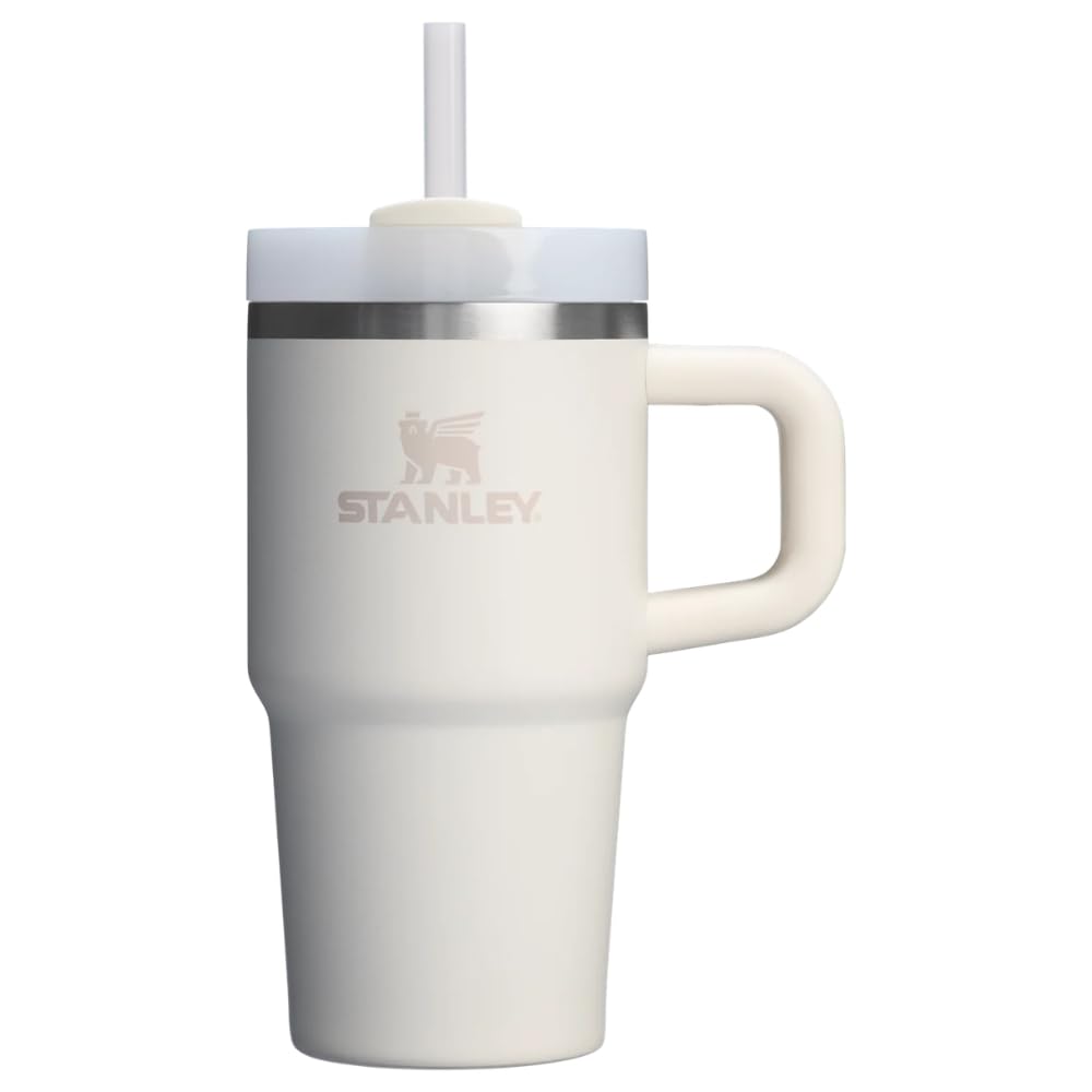 Stanley Quencher H2.O FlowState Vaso con Asa y Popote 591 ml - Cream