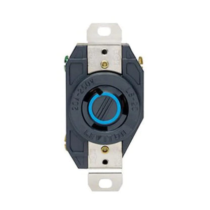 Leviton 065-02320-000 Receptáculo Media Vuelta Industrial Tierra Aislada 20A 250V 2P3H Nema L6-20R, pack of/paquete de 1