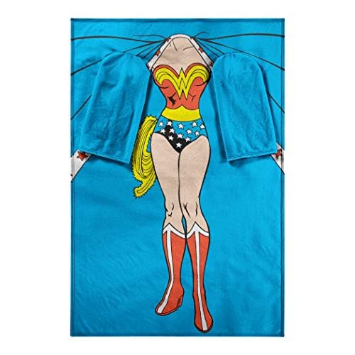 Northwest Wonder Woman - Manta cómoda de Seda con Mangas, 48 x 71 Pulgadas