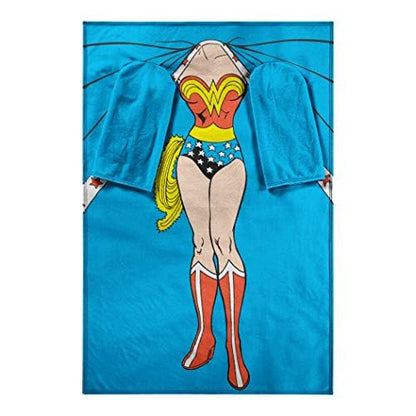 Northwest Wonder Woman - Manta cómoda de Seda con Mangas, 48 x 71 Pulgadas