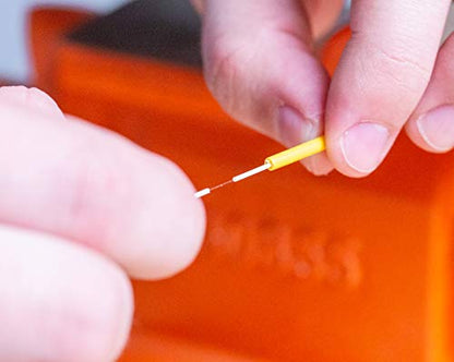 Jonard Tools JIC-375 - Pelacables de fibra óptica de tres agujeros, tiras de 1.6-3.0 mm, tampón de 600-900 μm, revestimiento de 250 μm, herramienta de precisión con mandíbula angular y bloqueo de