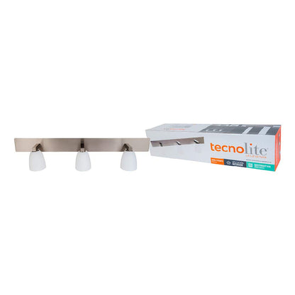 Tecnolite - Lámpara de Pared Arbotante, Potencia Máx. 120 W, 3 Bases G9, No incluye focos