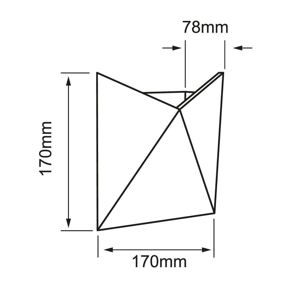 Tecnolite - Lámpara de Pared Arbotante LED Exterior 9 W, Luz Cálida Brillante, IP54, IK08, No atenuable, LED integrado