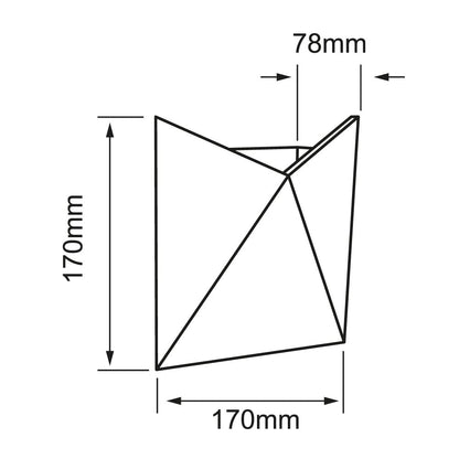 Tecnolite - Lámpara de Pared Arbotante LED Exterior 9 W, Luz Cálida Brillante, IP54, IK08, No atenuable, LED integrado