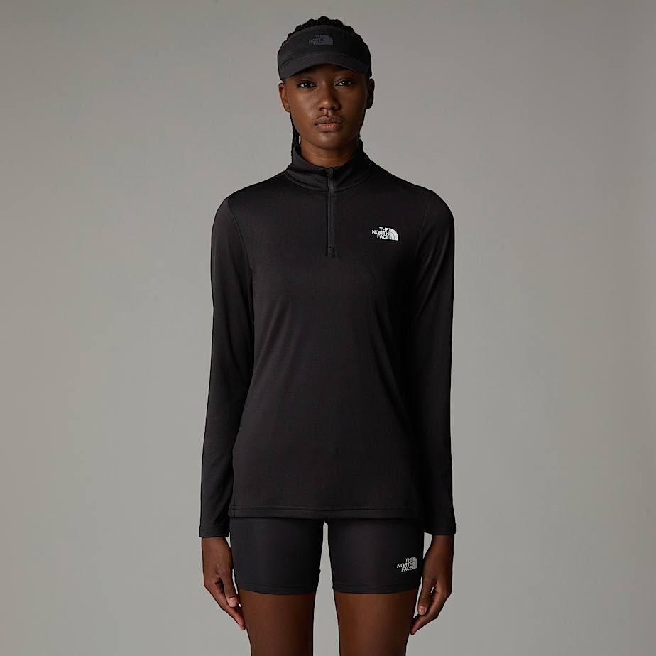 THE NORTH FACE W Flex 1/4 Zip tee Slim Camiseta Mujer
