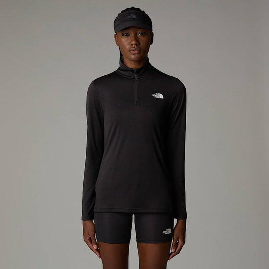 THE NORTH FACE W Flex 1/4 Zip tee Slim Camiseta Mujer