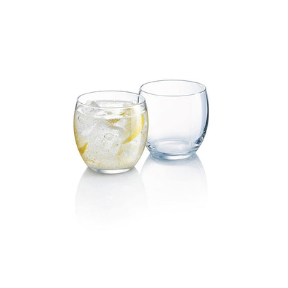 Luminarc 307-5287 Juego de 6 Vasos de Cristal Francés. Modelo Versailles, Set de Vasos Old Fashion, Ideales para Coctelería y Bebidas en las Rocas, Capacidad 350 ml con Caja de Regalo