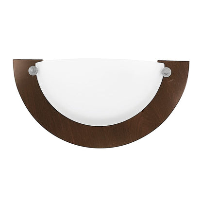 Tecnolite Lámpara Interior, Lámpara de Pared, Base E27, 100 - 240 Volts, Color Madera Oscuro