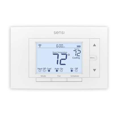 Sensi Emerson Termostato Inteligente Wi-Fi para Smart Home, versión Pro, Funciona con Alexa, Certificado Energy Star