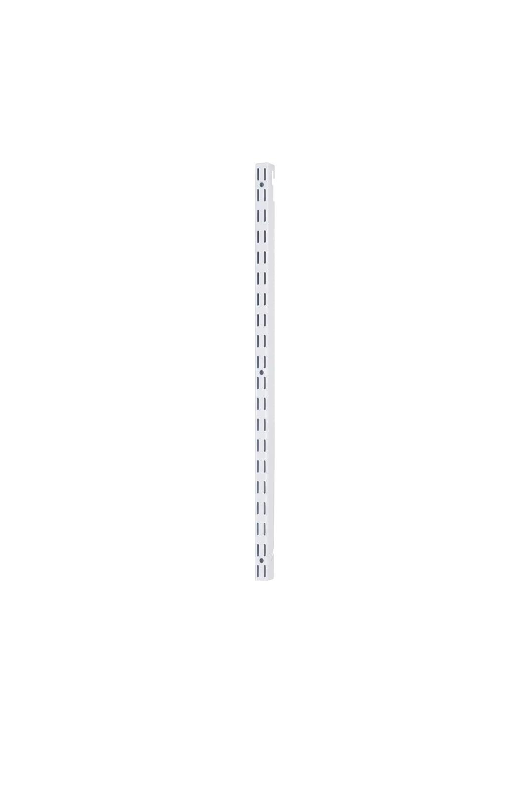 Rubbermaid Fast Track - Hardware Ajustable para Sistema de clóset, 25 Pulgadas, Vertical, Blanco, Almacenamiento de despensa, organización para Ropa, Zapatos, Alimentos, Suministros de Limpieza