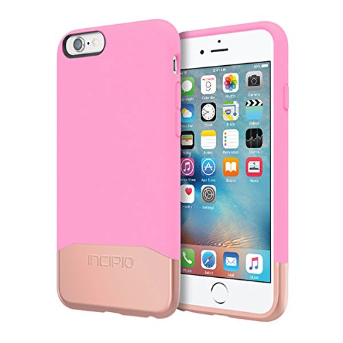 Incipio Edge Chrome 4.7" Cover Case Oro, Rosa - Fundas para teléfonos móviles (Funda, Apple, iPhone 6/6s, 11.9 cm (4.7"), Oro, Rosa)