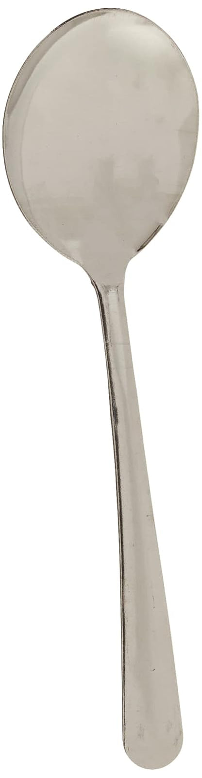 Winco Windsor Juego de Cubiertos de Acero Inoxidable, 12 Piezas - 1 - Bouillon Spoon