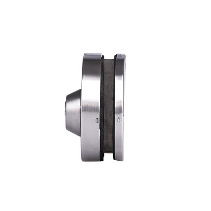 Brüken MX6405 Chapa para Puerta de Cristal Acero Inoxidable Brk570, Plata