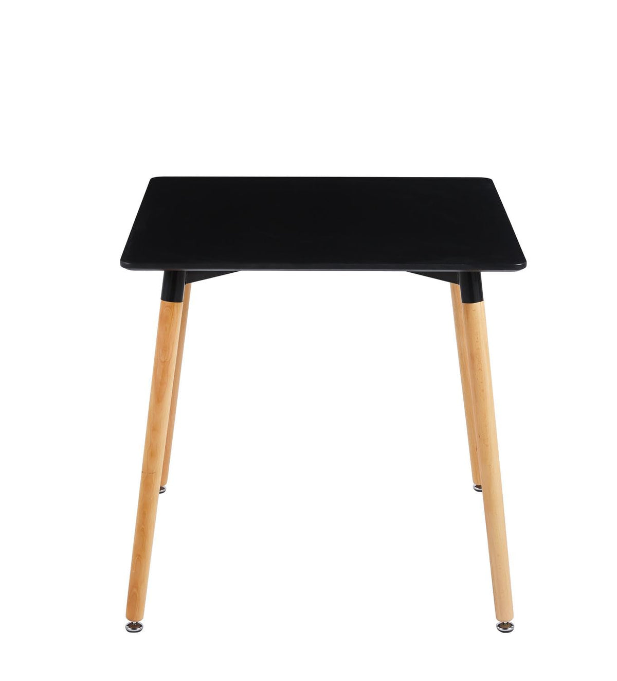 Mesa de Comedor Cuadrada, Estilo Eames. Diseño Moderno y Minimalista Negra, Midtown Concept