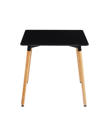 Mesa de Comedor Cuadrada, Estilo Eames. Diseño Moderno y Minimalista Negra, Midtown Concept