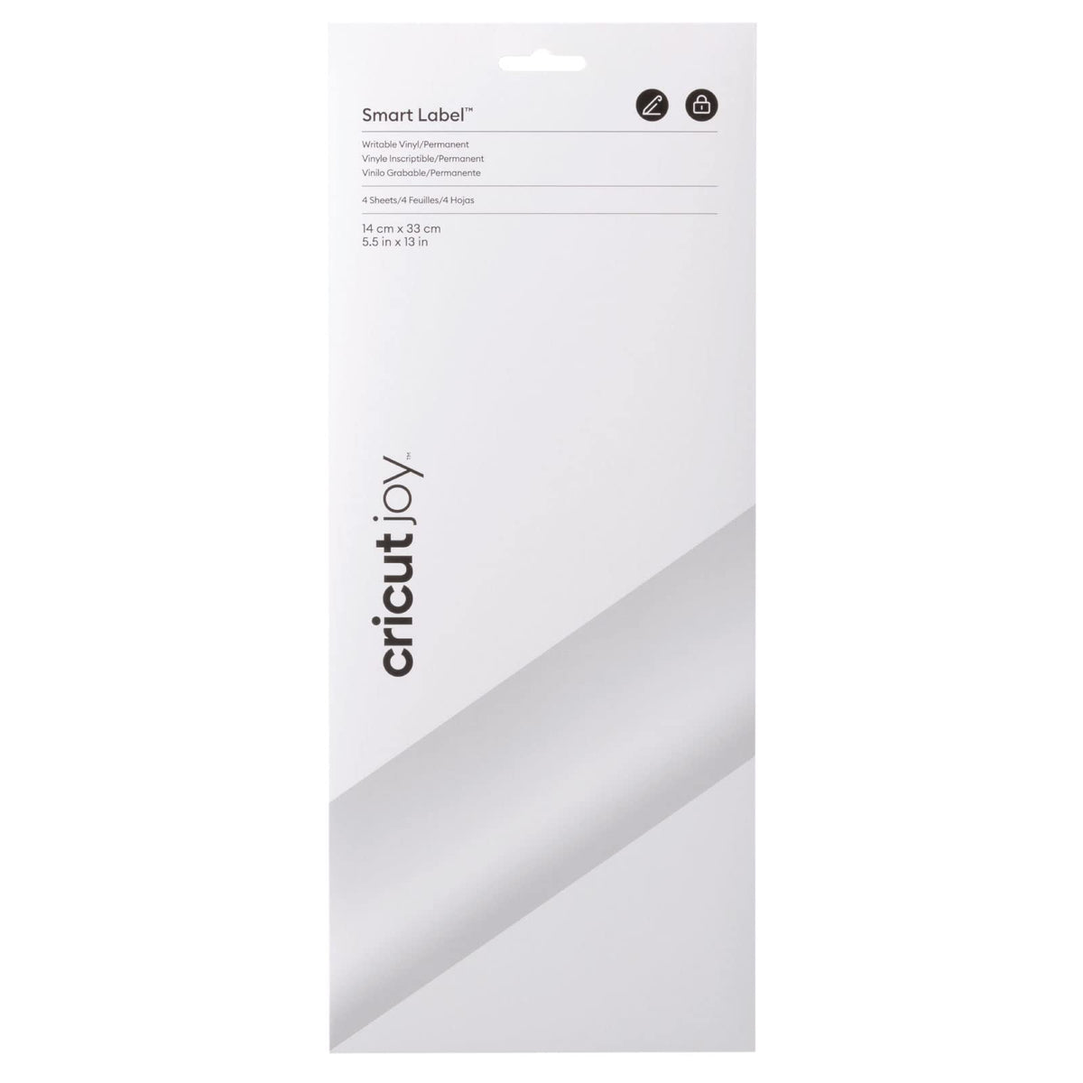 Cricut Joy Smart Label Vinilo Permanente Adhesivo - S - Blanco