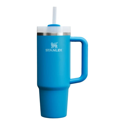 Stanley Quencher FlowState 887 ml Termo con Popote, Acero Inoxidable - Azure
