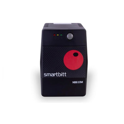 Smartbitt No Break Interactivo de 610 VA / 305 W con 4 Contactos, Negro, SBNB610M