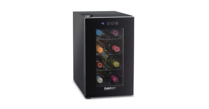 Cuisinart Enfriador de Vino 8 Botellas CWC-800CEN Acero Inoxidable | Enfria hasta 8 botellas, temperatura ajustable 4°-20°C, sistema silencioso y pantalla LED táctil. Botellas de 750 ml y 900 ml