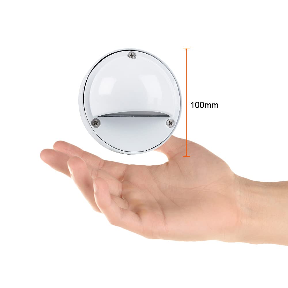 Tecnolite - Luz de Cortesía para Exterior, Foco LED 2 W Incluido, Luz Cálida Brillante, Base G4, IP44, 12V