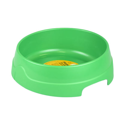 Fancy Pets Plato Plástico para Perros 24 Oz, Ligero y Resistente, Fácil de Limpiar, con Agarradera, Colores Surtidos
