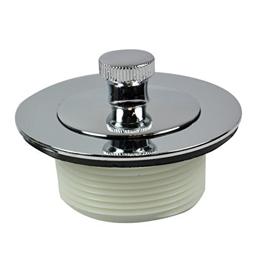 DANCO 88966 - Kit universal para desagüe de baño con placa de desbordamiento, chapado en cromo