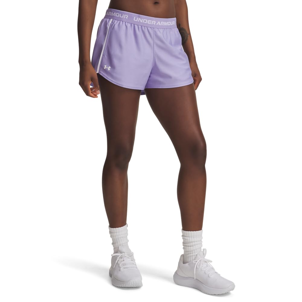 Under Armour Tech Play Up Short Deportivo para Mujer - XS - Morado