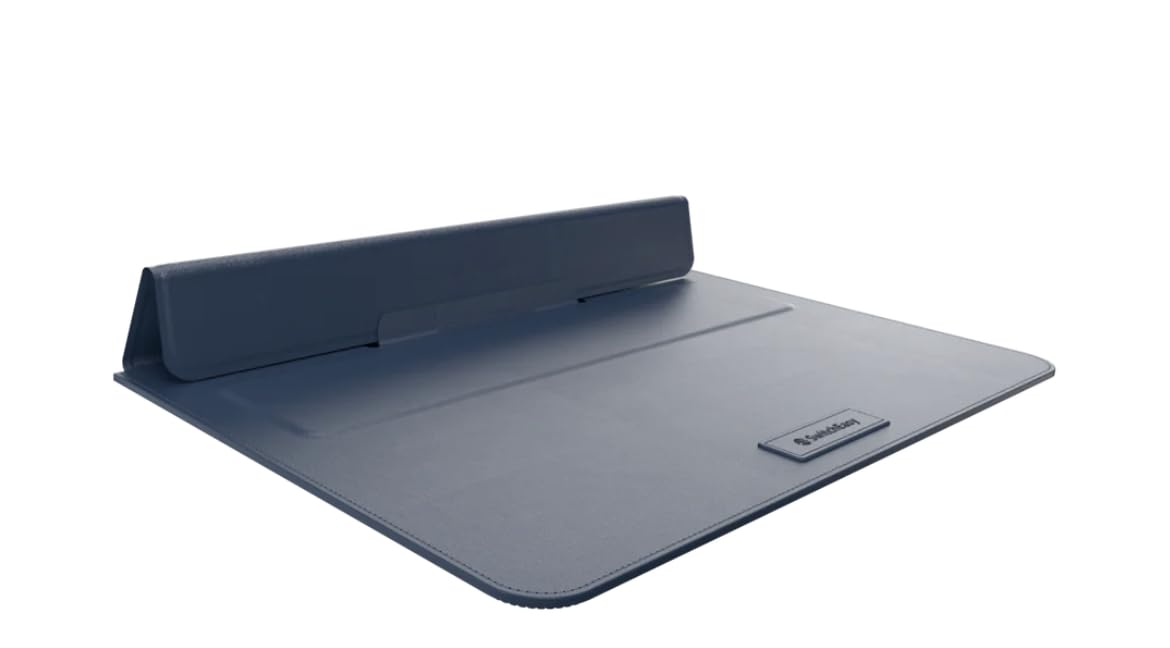 SwitchEasy EasyStand Funda Compatible con MacBook Air/Pro 13"/14", Cubierta Magnética, Soporte Inteligente - Azul