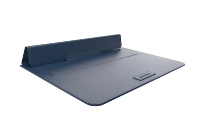 SwitchEasy EasyStand Funda Compatible con MacBook Air/Pro 13"/14", Cubierta Magnética, Soporte Inteligente - Azul