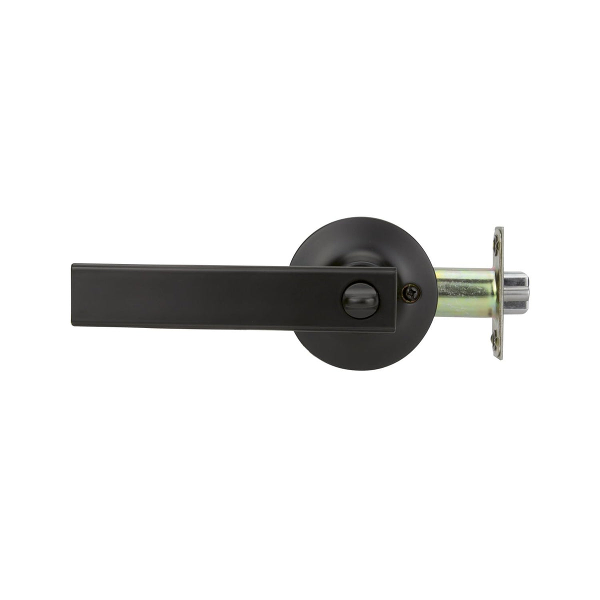 Phillips Manija Cipres Recámara Negro | Cerradura Tubular Anti Tarjeta | Acabado Negro Mate Premium | Puertas 35-45mm | Incluye Llaves y Garantía