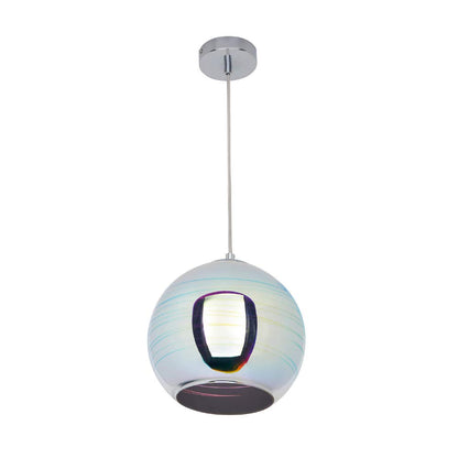 Tecnolite Lámpara Colgante Interior Decorativa E27, Cristal 3D 20CTL7422MVC3D
