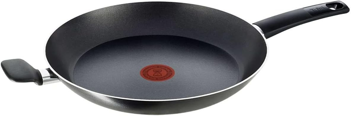 T-fal Sartén Everyday Titanium 26 cm, Antiadherente Easy Plus, Thermo-Señal - 32cm