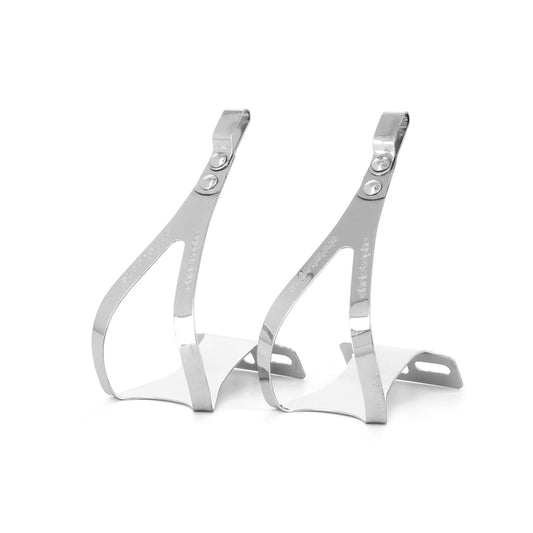 Zéfal Tocles para Ruta Christophe Toe-Clips Cromado Acero Talla S/M 2 Piezas