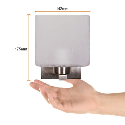 Tecnolite - Lámpara de Pared Arbotante Cristal, Potencia Máx. 60 W, 1 Base E27, Sobreponer, No incluye foco